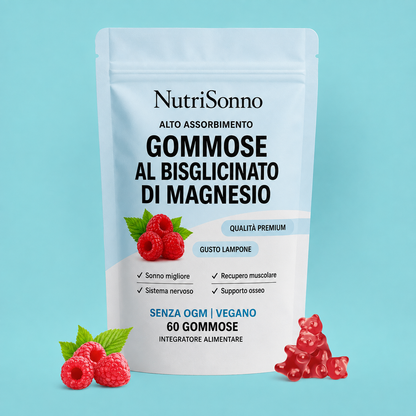 Gummies al Magnesio Bisglicinato NutriSonno